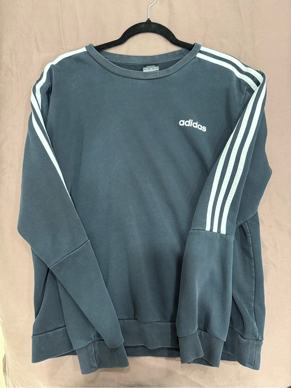 Adidas Black Crewneck Sweatshirt